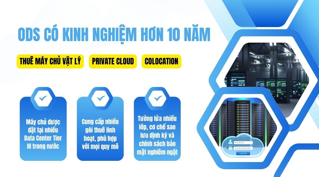 Địa chỉ cho thuê máy chủ vật lý uy tín, giá hợp lý