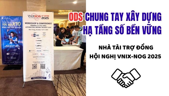 ODS Chung tay xây dựng hạ tầng số bền vững