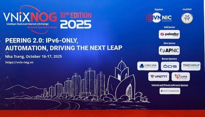 ODS đồng hành cùng Hội nghị VNIX-NOG 2025 – Thúc đẩy kết nối và phát triển hạ tầng Internet Việt Nam
