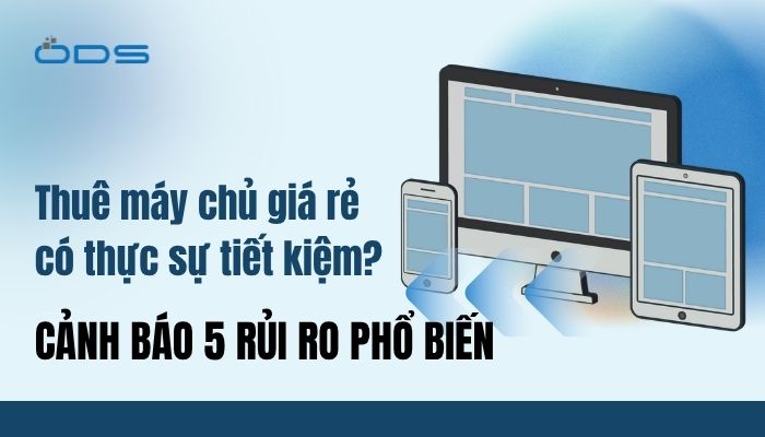 5 rủi ro khi thuê máy chủ giá rẻ
