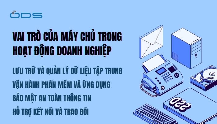 Máy chủ đóng vai trò trung tâm trong mọi hoạt động công nghệ của doanh nghiệp