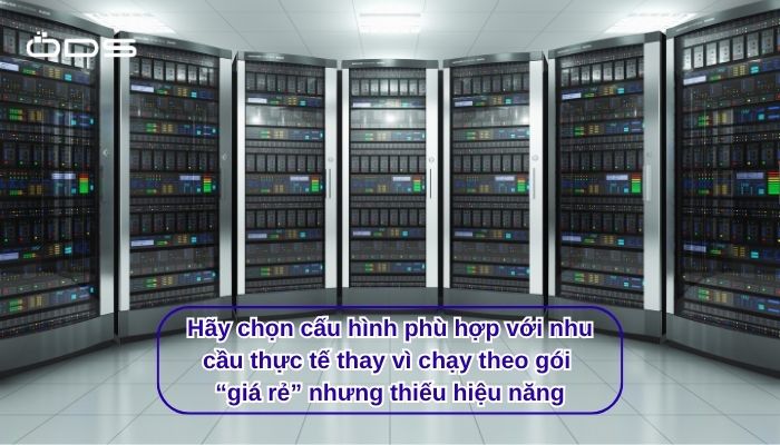 Hiệu năng và cấu hình máy chủ ảnh hưởng trực tiếp đến tốc độ và độ ổn định của hệ thống doanh nghiệp.