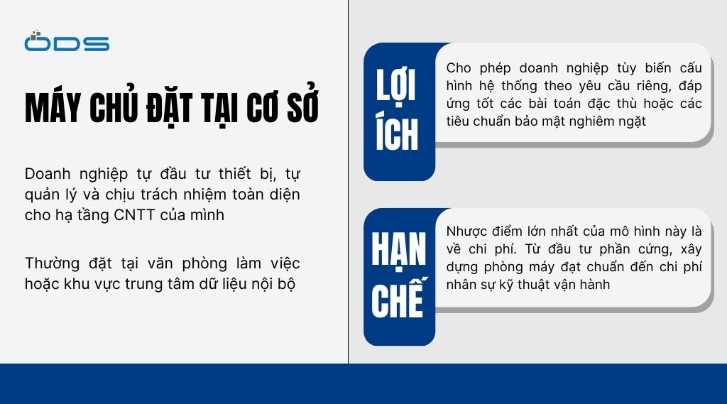 Máy chủ vật lý đặt tại cơ sở